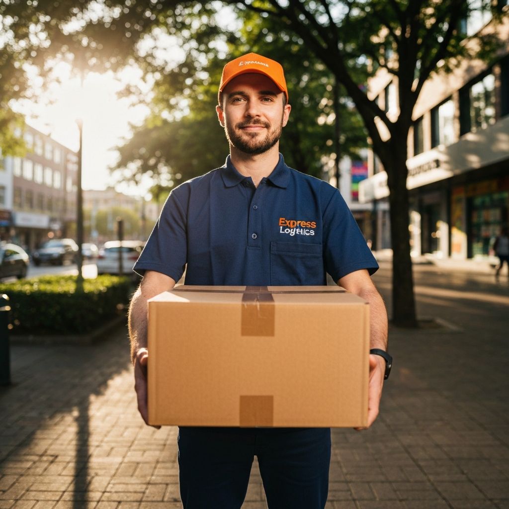 Express Logistics delivery driver